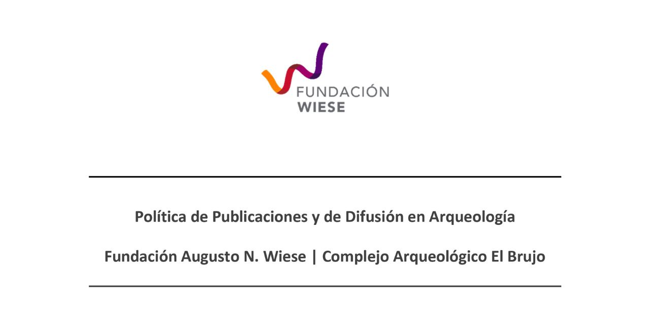 Política de Publicaciones y de Difusión en Arqueología